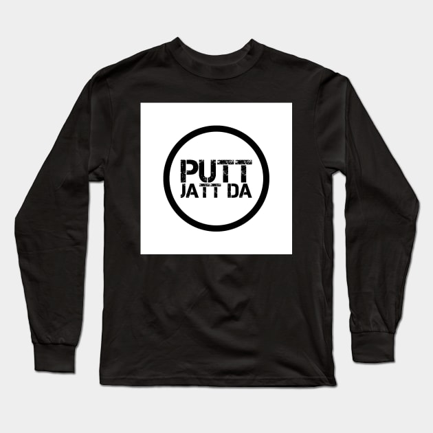 Putt Jatt Da translated means Son of a Farmer Long Sleeve T-Shirt by PUTTJATTDA